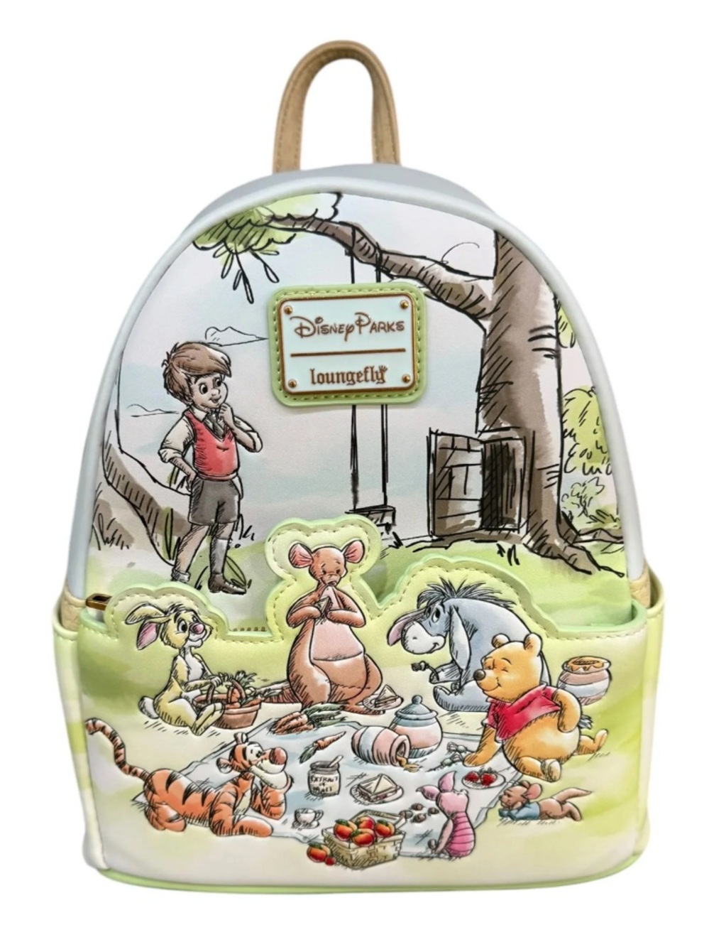 NWT Loungefly Disney Parks Winnie the Pooh & friends Picnic Backpack